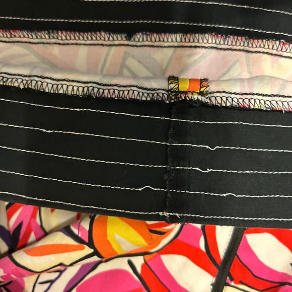 Y2K DBY Ltd Women‎ Sheath Dress 10 Retro Vibrant Whimsical Floral High Waist - Picture 5 of 11